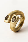 Parts of Four Little Twisted Druid Ring E1601-16-TOM+HER (Little Twisted TOM+HER small twisted brass alloy + crystal) PPOF25